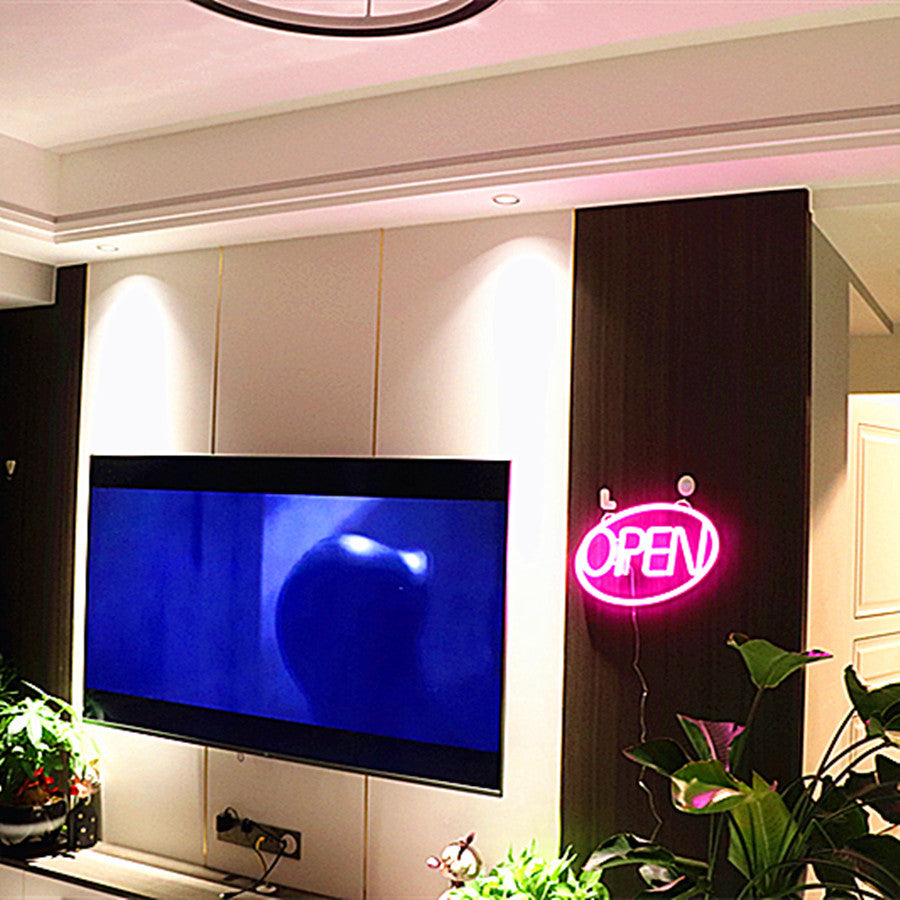 PS OPEN Neon Dining Outdoor Light