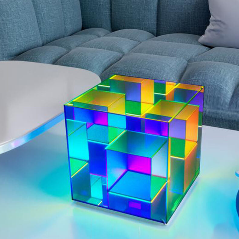 Stereo Rubik's Cube Night Table Lamp