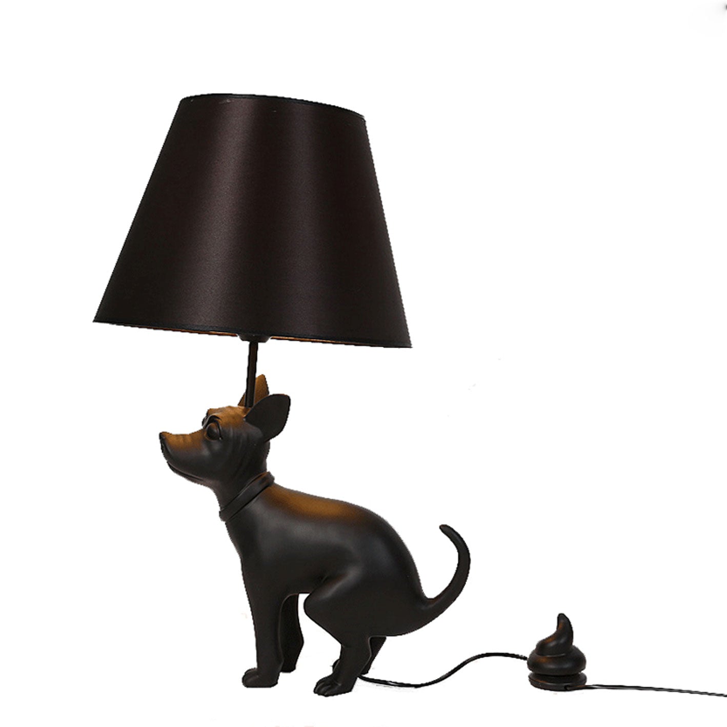 Dog Resin Table Lamp