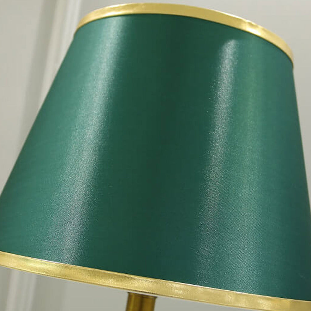 Fabric Ceramic Oval Table Lamp
