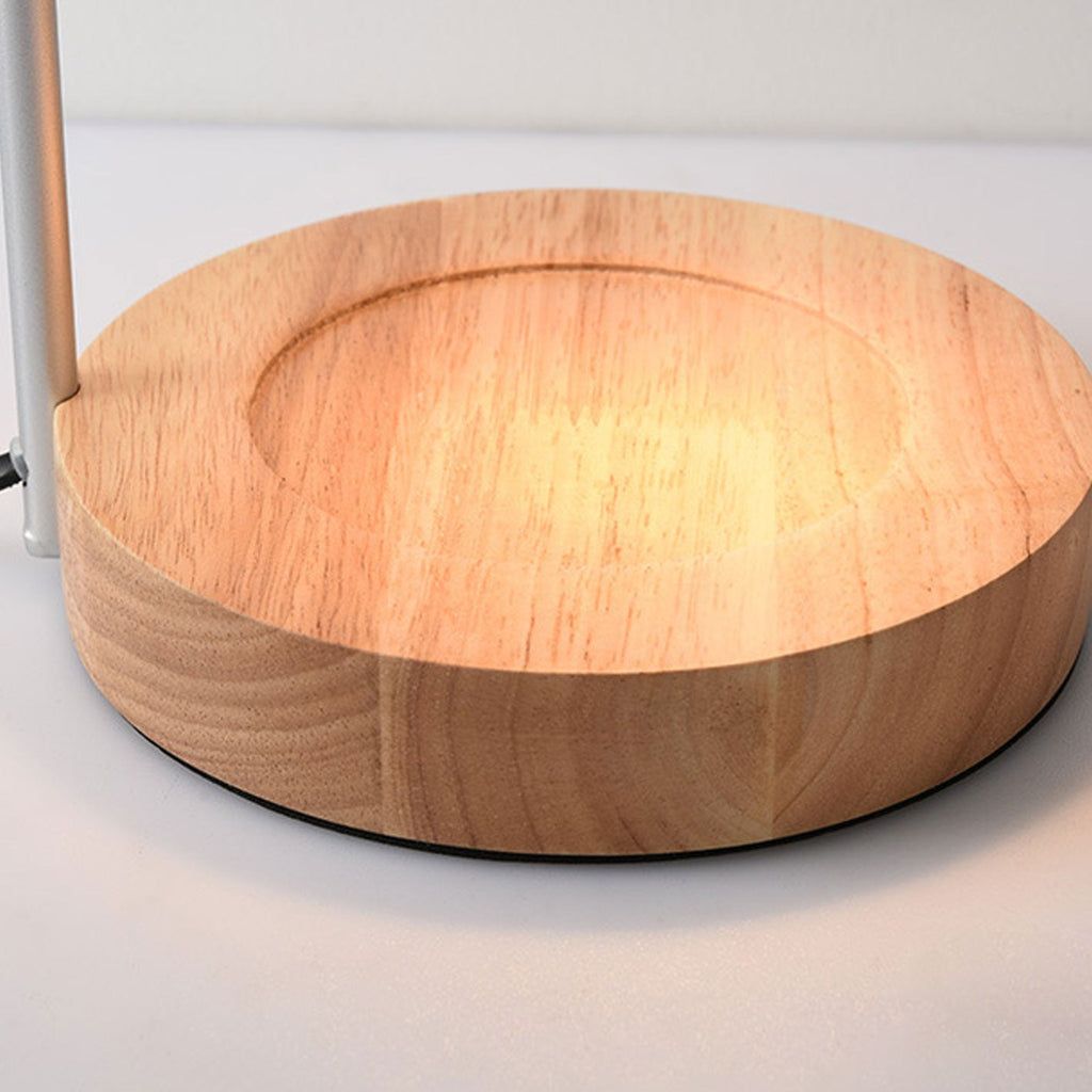 Log Glass Dome Melting 2-Light Table Lamp