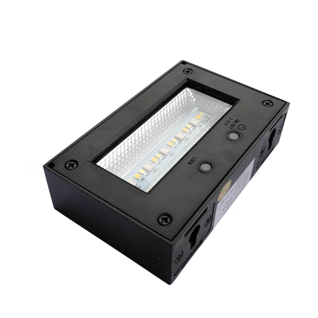 Square Double Head Patio Outdoor Light
