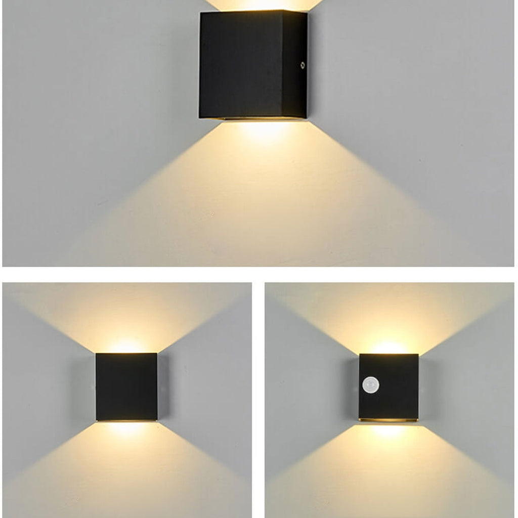 Square Body Sensor Outdoor Light