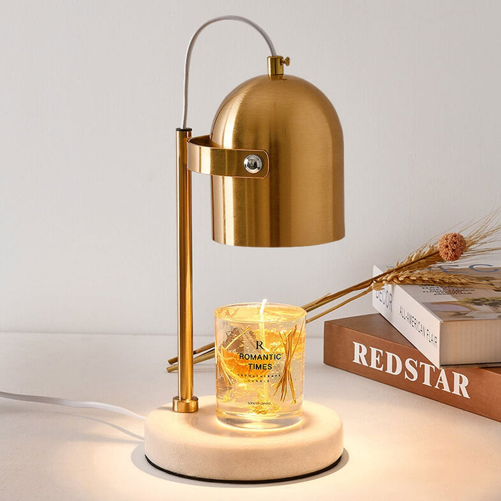 Metal Cylindrical Aromatherapy Melting Table Lamp