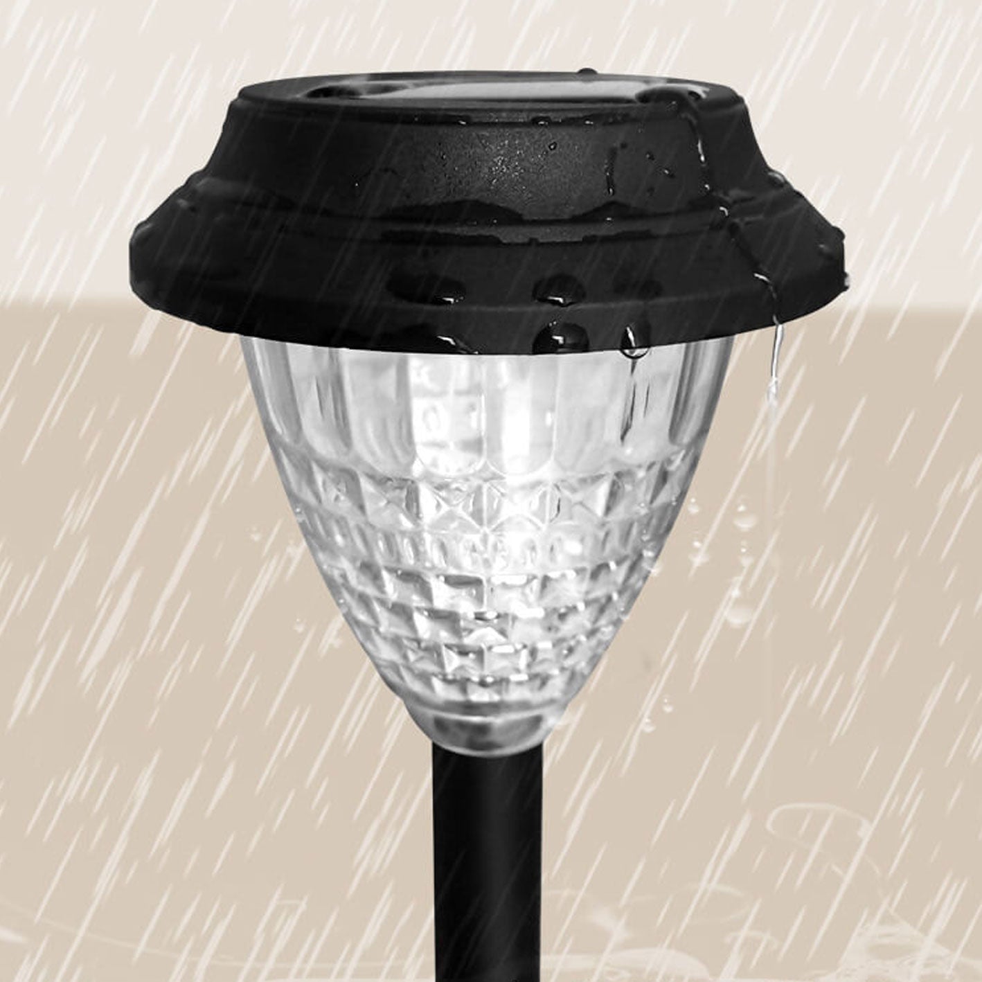 Solar Waterproof Circular Divergent Outdoor Light