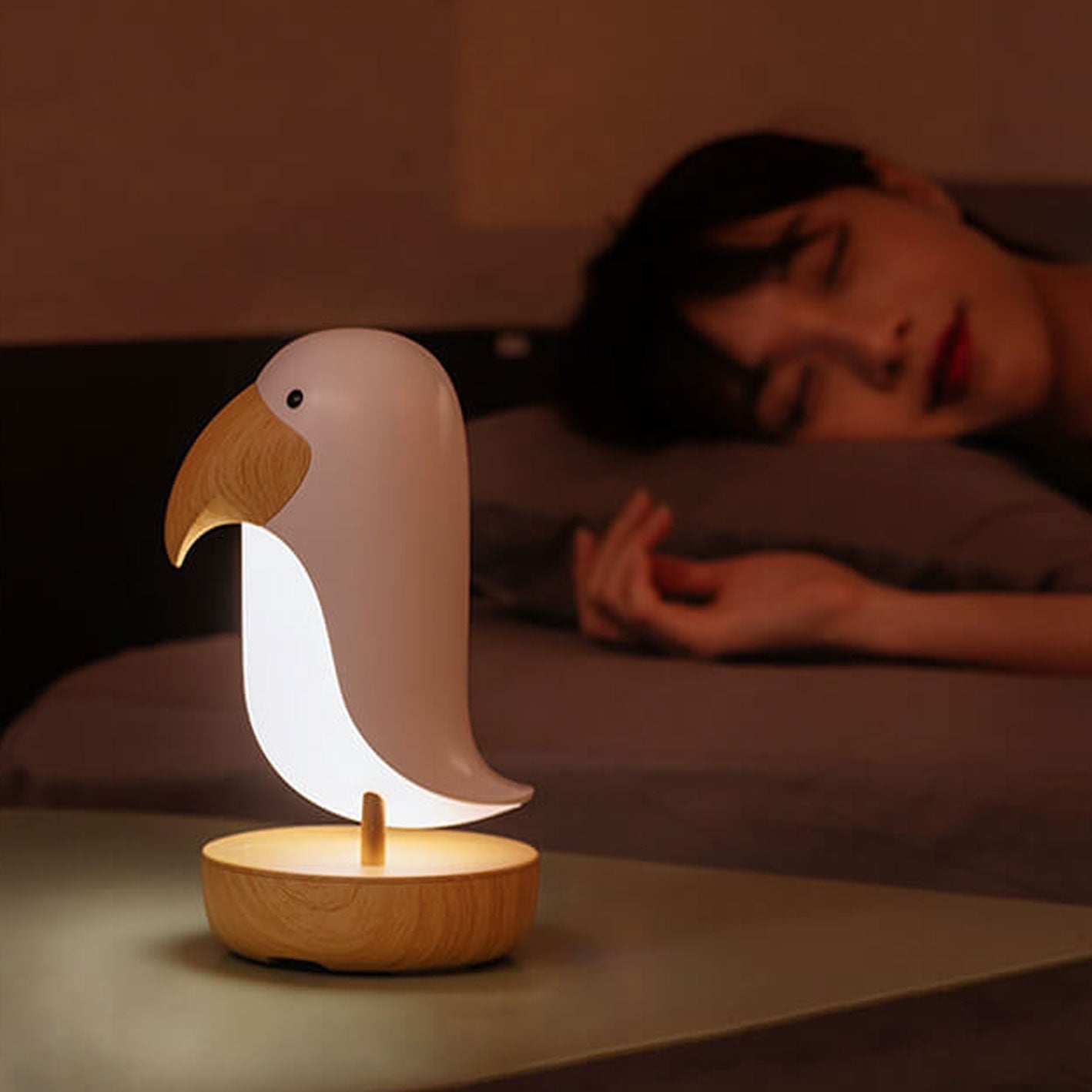 Bird Rechargeable Bluetooth Night Table Lamp