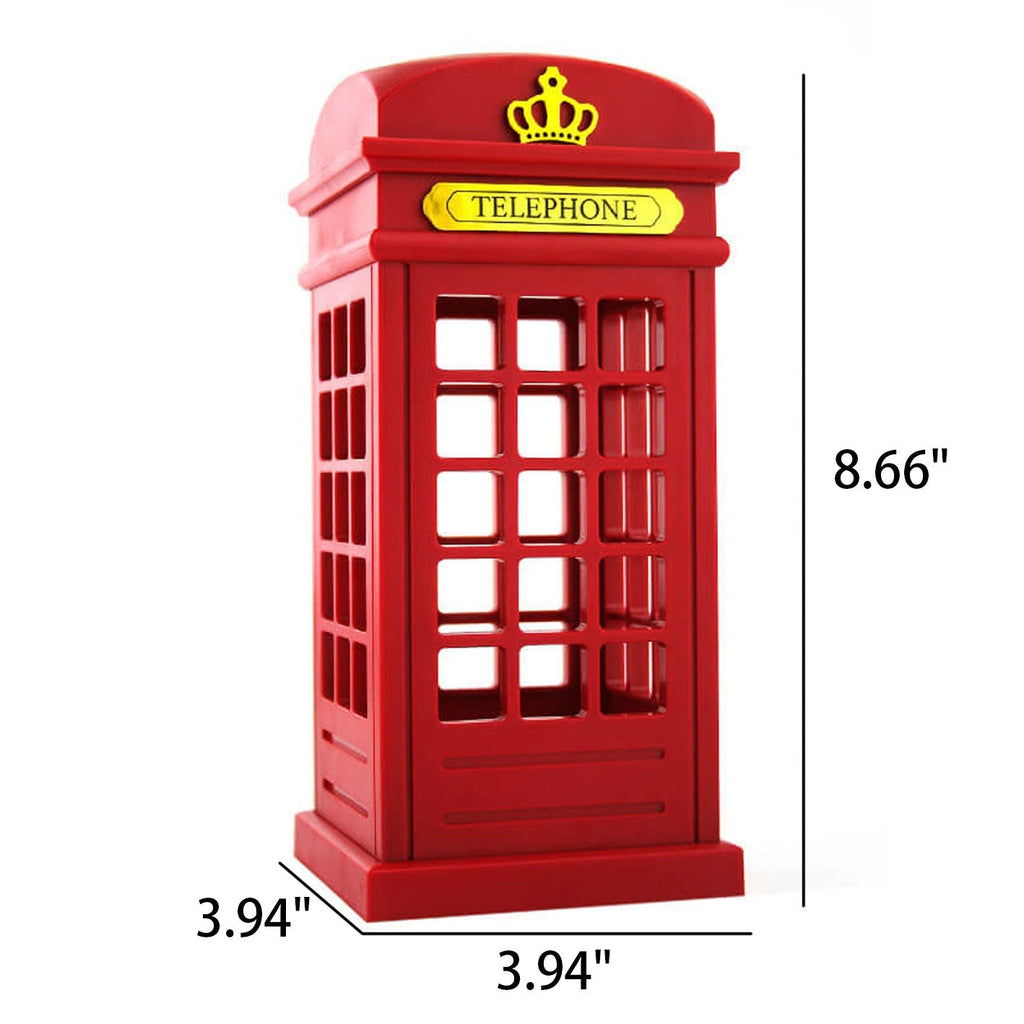 Touch British Phone Booth Table Lamp