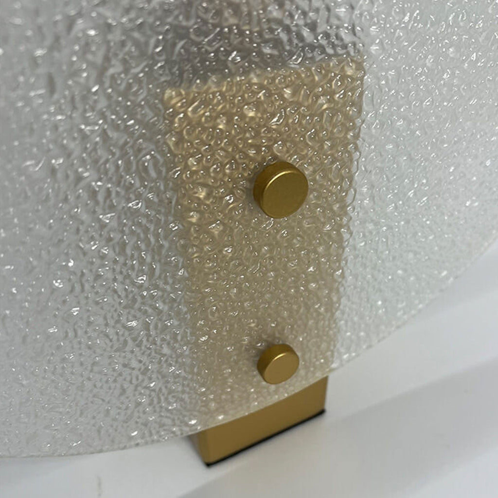 Round Frosted Glass Table Lamp