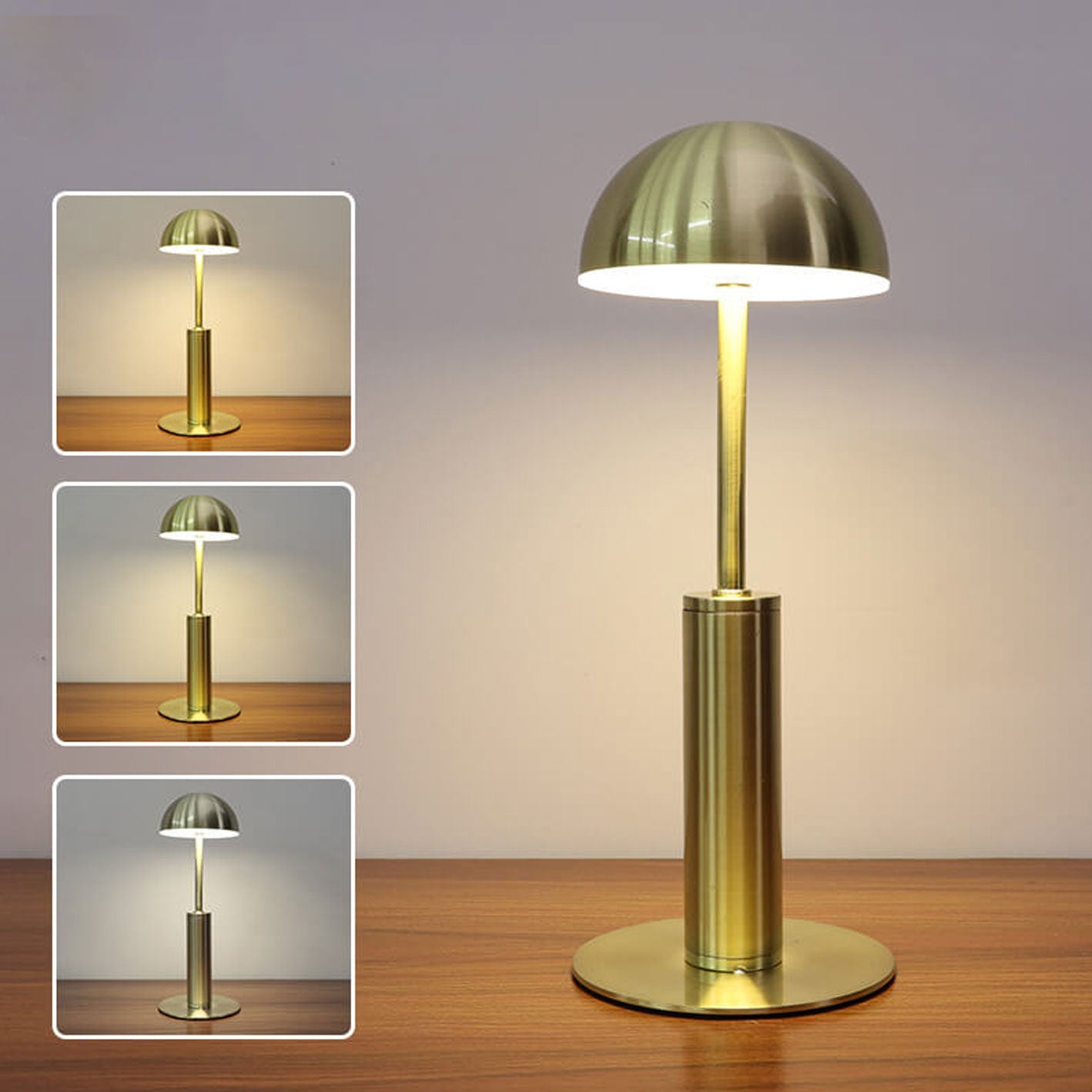 Wrought Iron Rechargeable Table Lamp