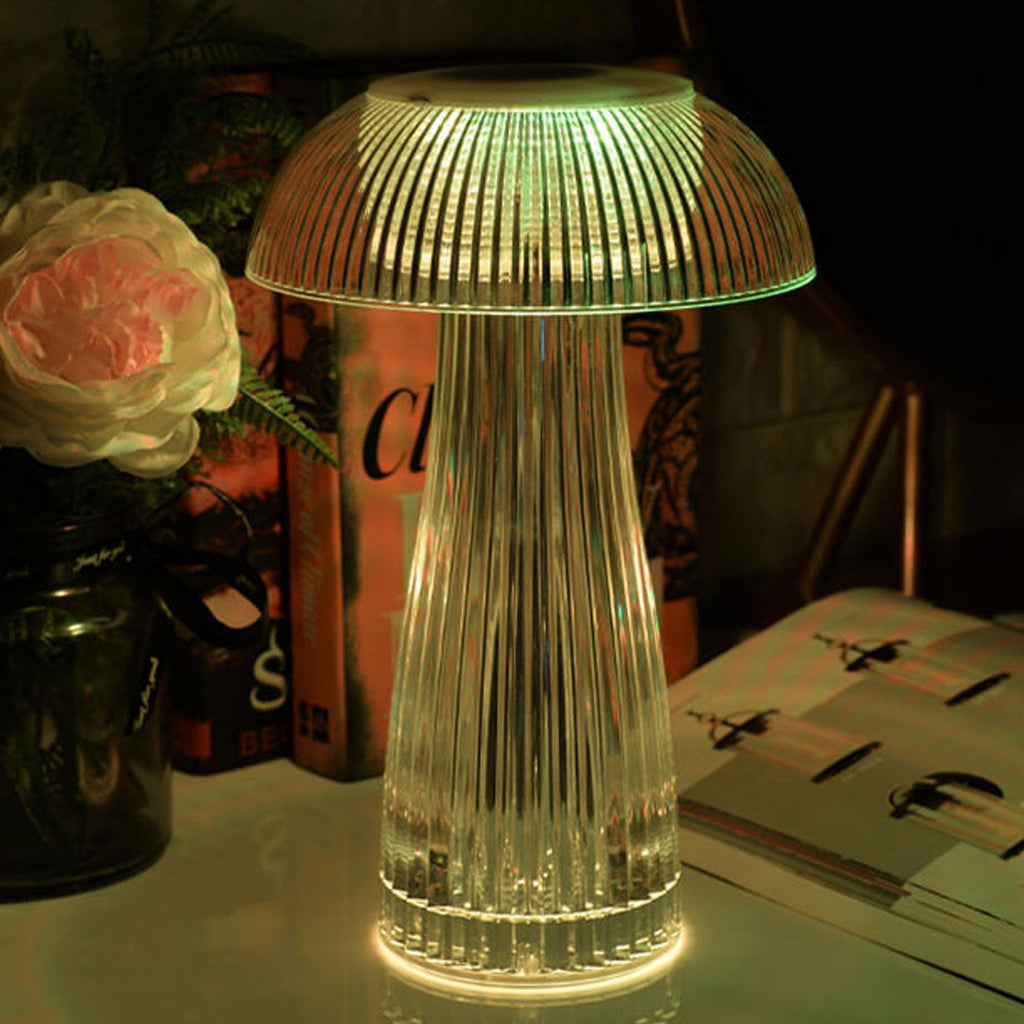 Mushroom PMMA Dazzling Touch Table Lamp