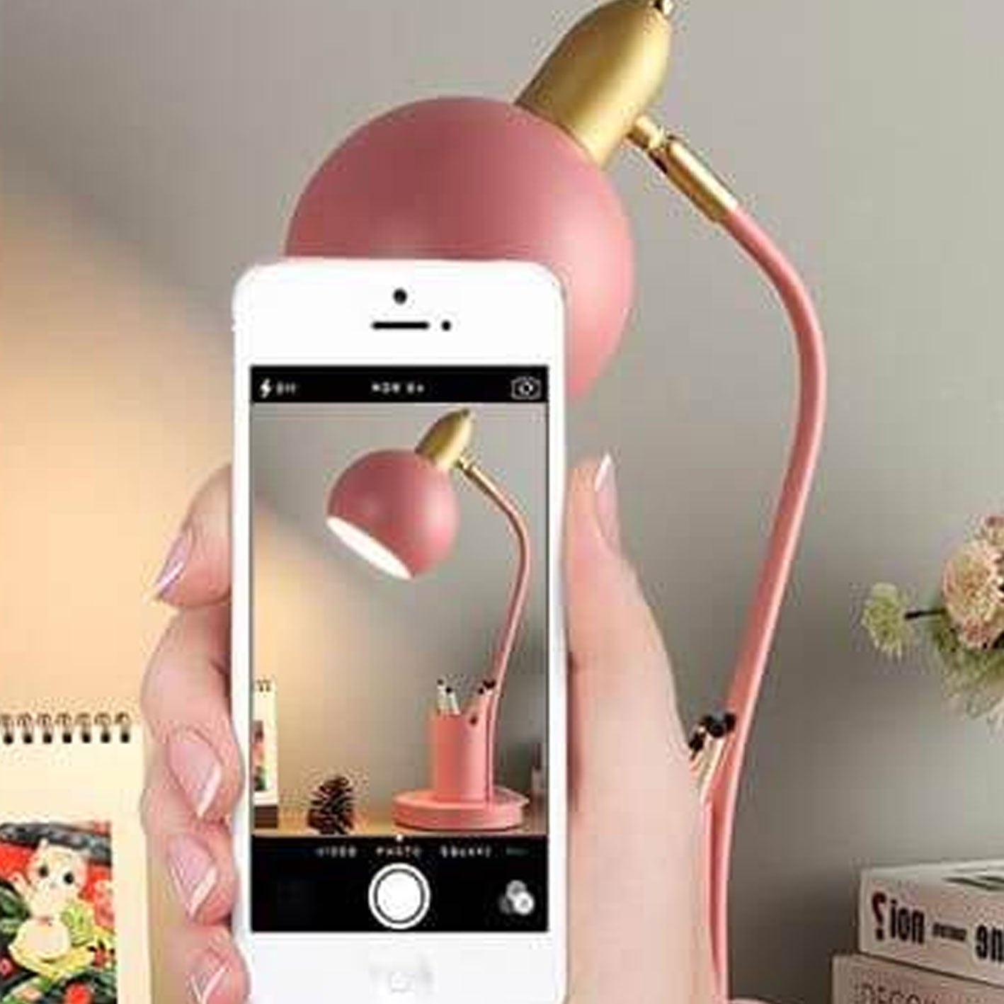 Solid Color Student Pen Table Lamp