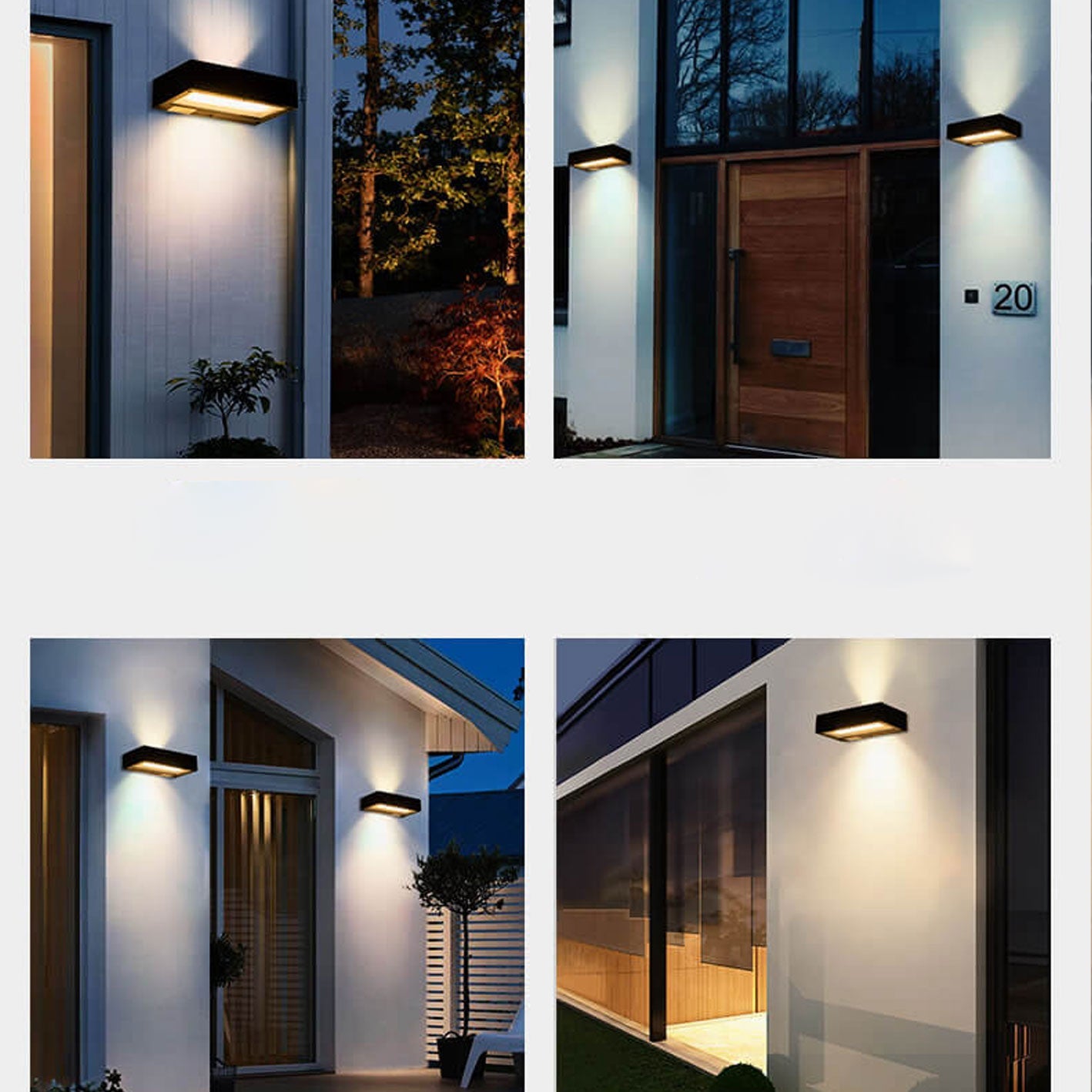 Aluminum Alloy Glass Remote Outdoor Light