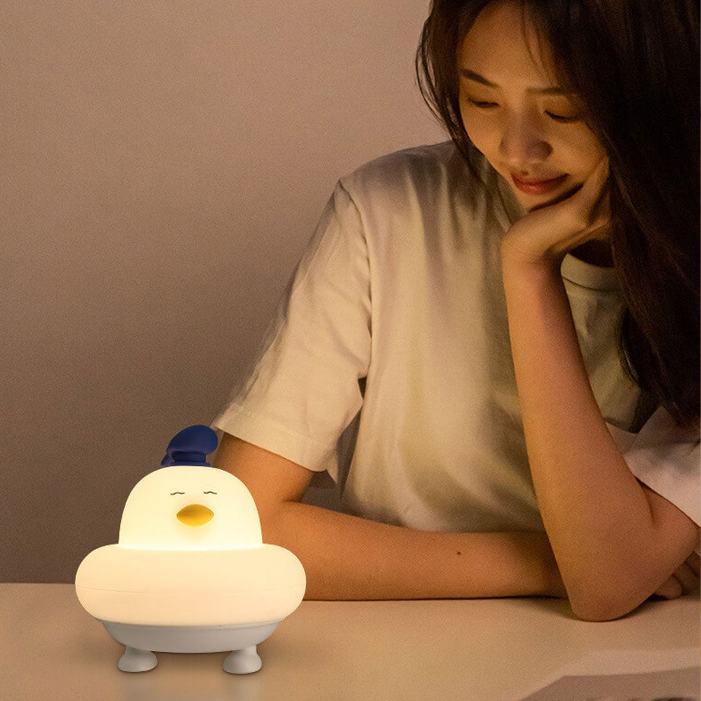 Funny Silicone Little Cute Table Lamp