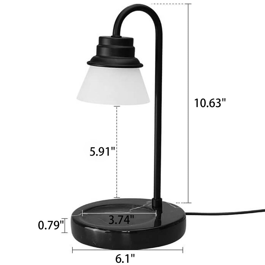 Metal Wood Melting Wax Table Lamp