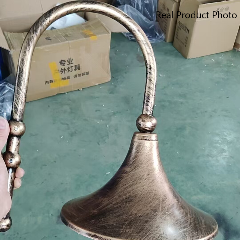 Aluminum Trumpet Glass Garden Outdoor Light