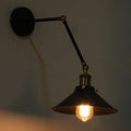 Wrought Iron Rocker Telescopic Wall Lamp