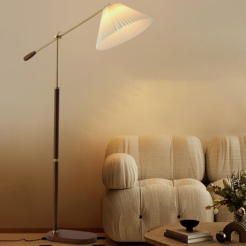 Umbrella Fabric Floor Lamp