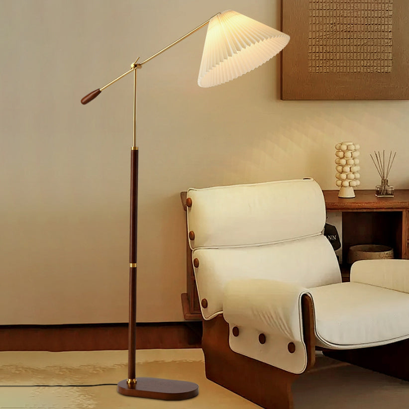 Umbrella Fabric Floor Lamp
