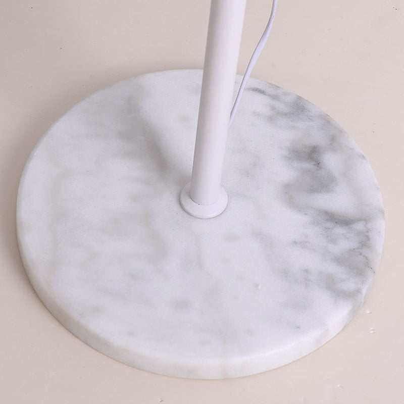 Umbrella Iron PVC Fabric Floor Lamp