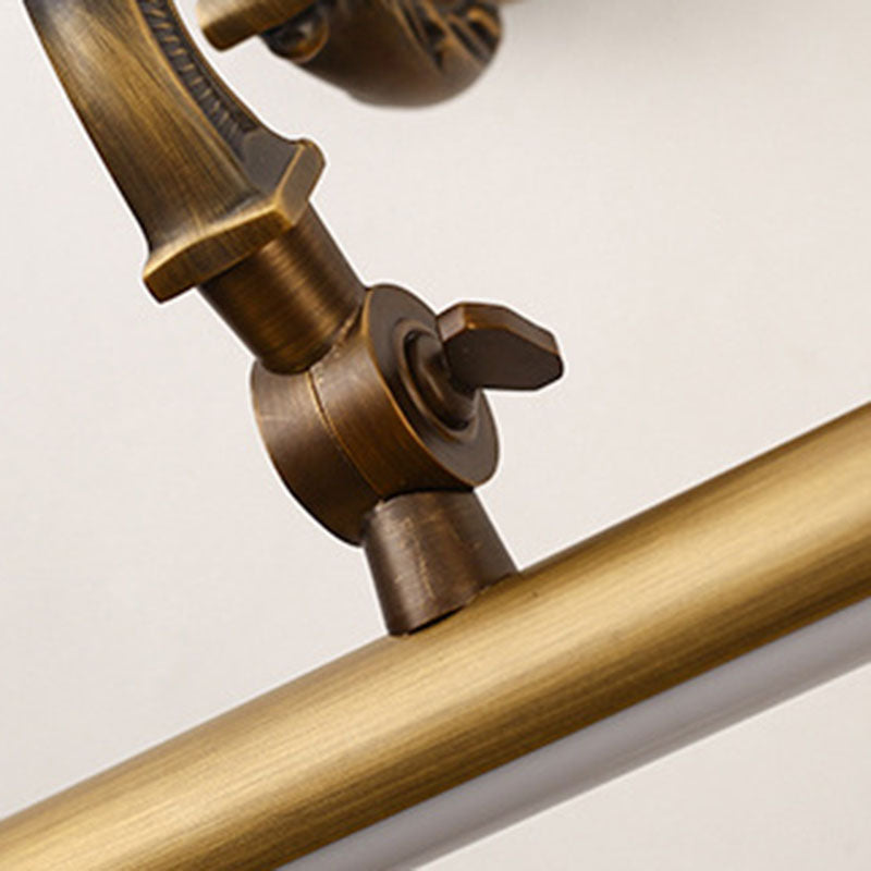 Long Copper PC Vanity Wall Lamp