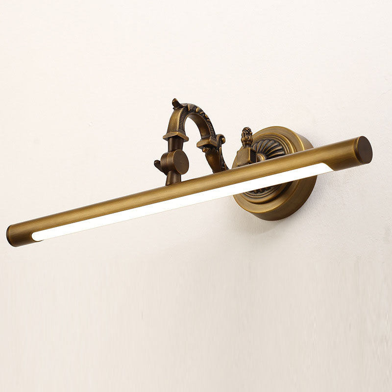 Long Copper PC Vanity Wall Lamp
