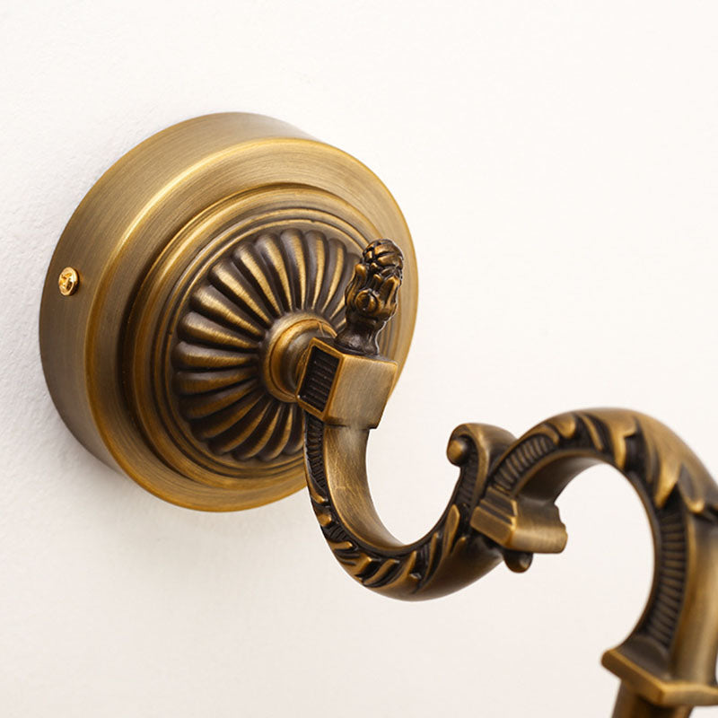 Long Copper PC Vanity Wall Lamp
