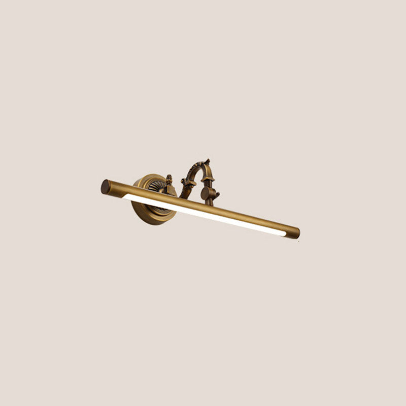 Long Copper PC Vanity Wall Lamp