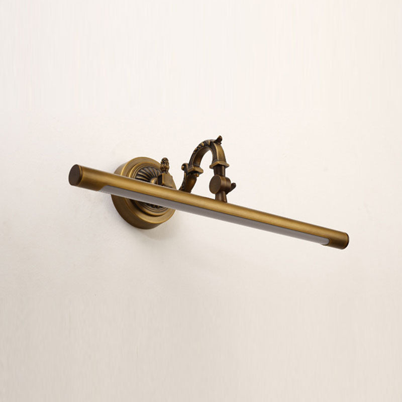Long Copper PC Vanity Wall Lamp