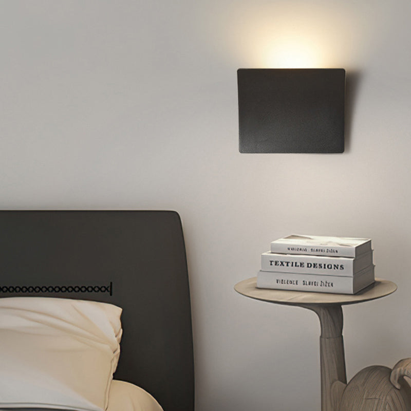 Aluminum Acrylic Square Bedroom Wall Lamp