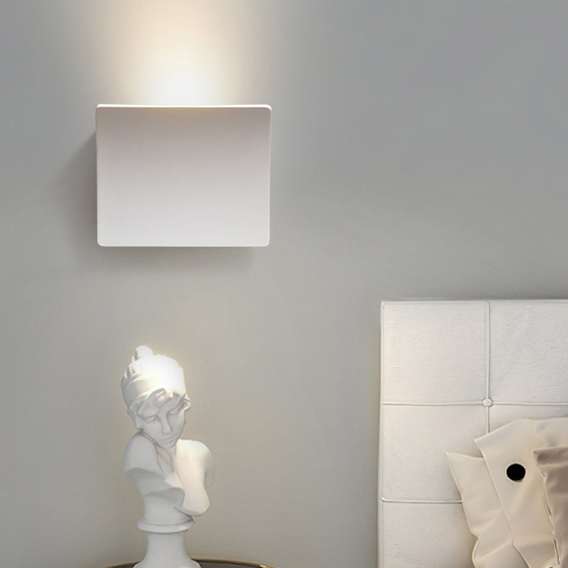 Aluminum Acrylic Square Bedroom Wall Lamp