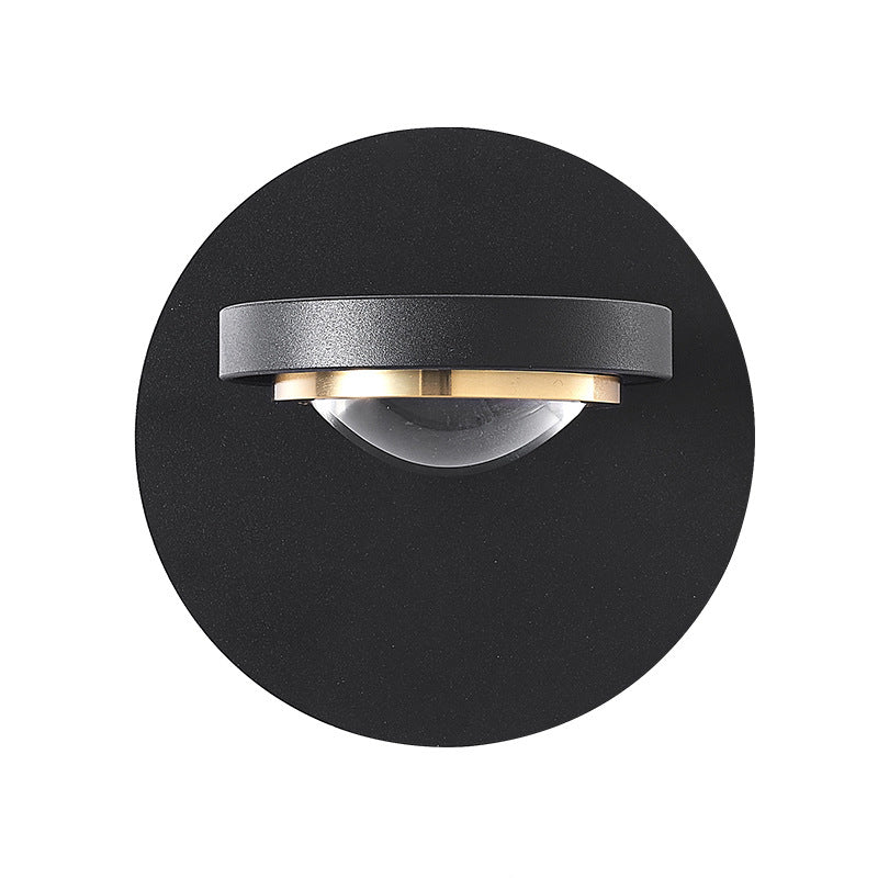 Rotatable Spherical Square Iron Wall Lamp