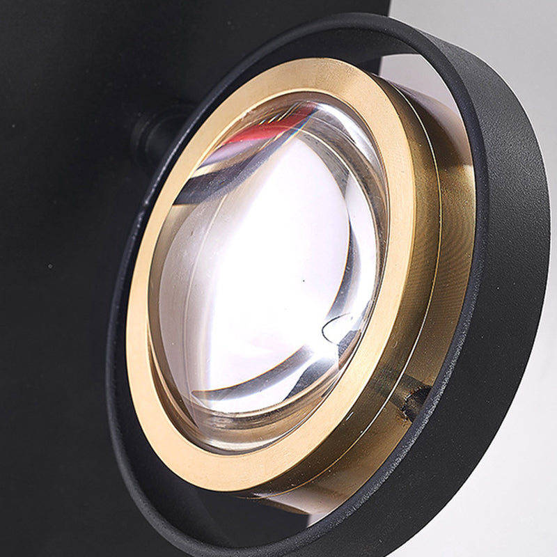 Rotatable Spherical Square Iron Wall Lamp