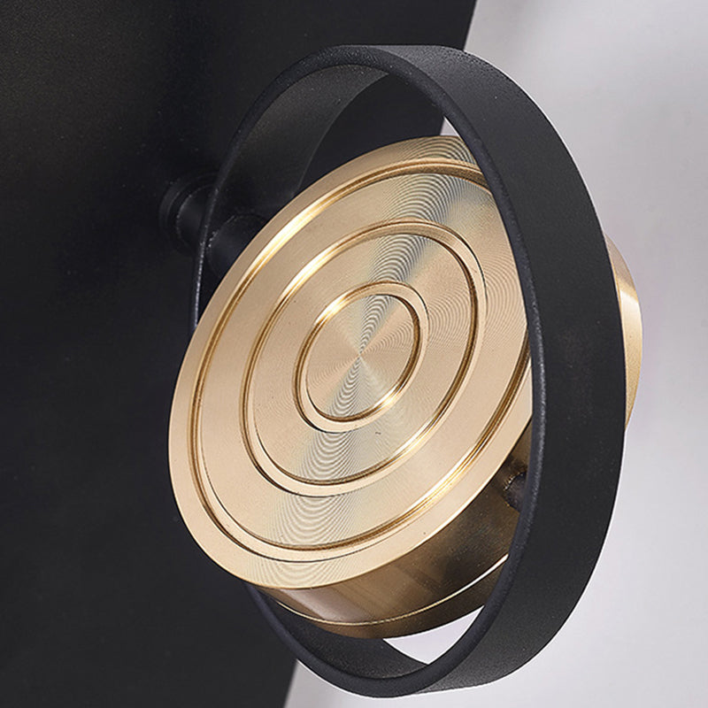 Rotatable Spherical Square Iron Wall Lamp