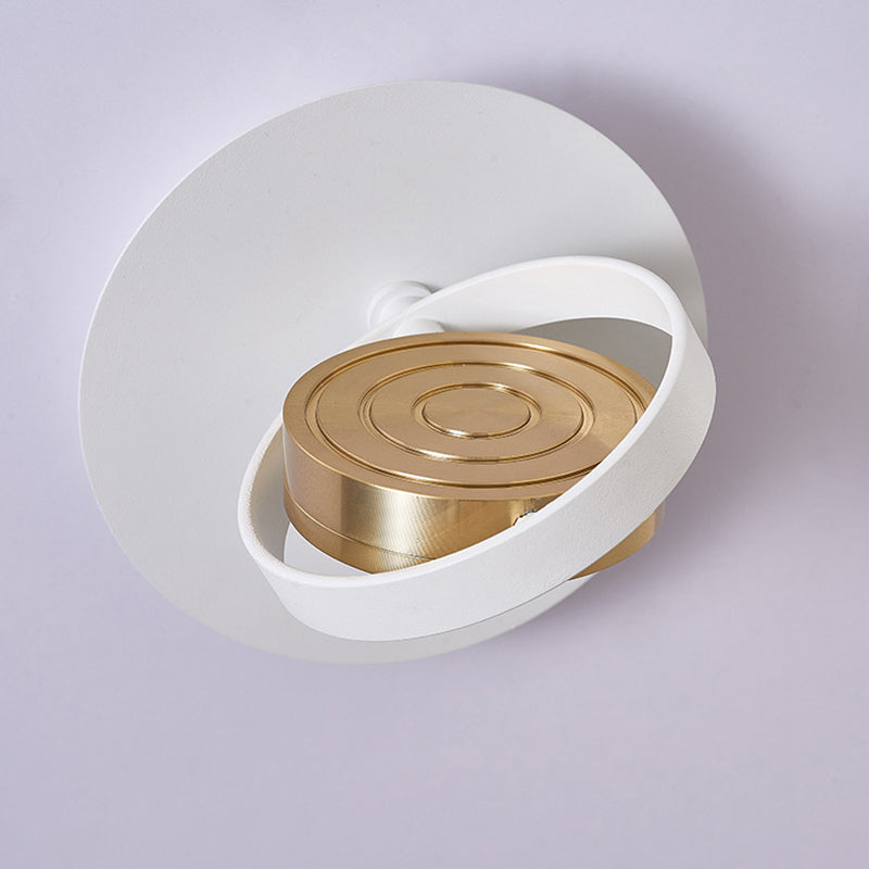 Rotatable Spherical Square Iron Wall Lamp