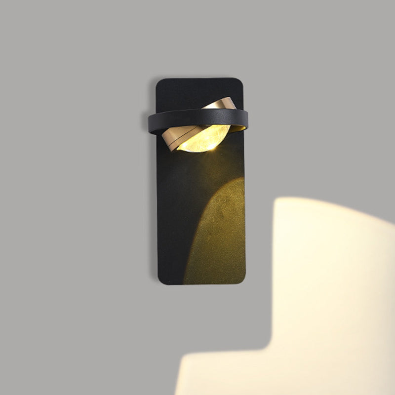 Rotatable Spherical Square Iron Wall Lamp
