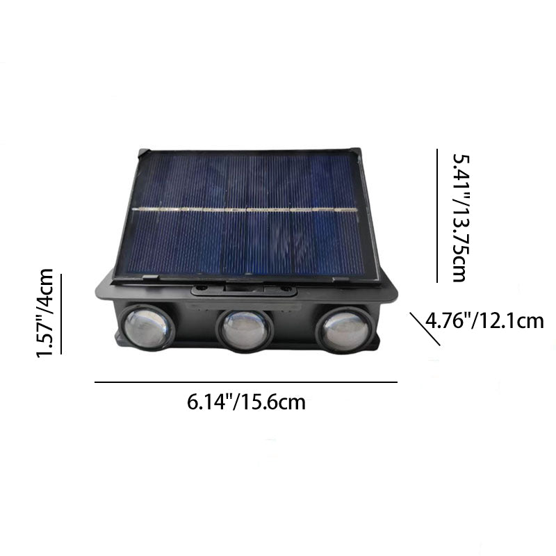 Square ABS Garden Outdoor Light