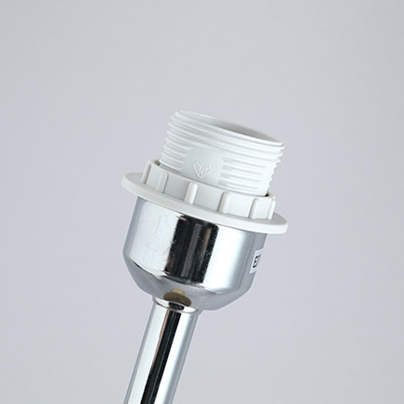 Cylindrical Ash Iron Fabric Floor Lamp