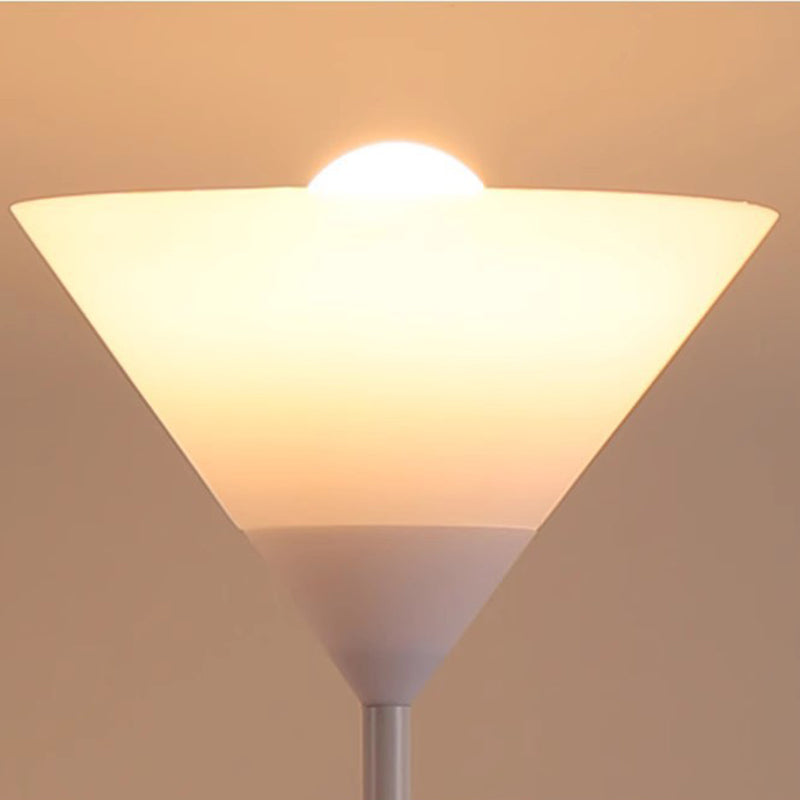 Inverted Triangle Iron Silicone 2-Light Floor Lamp