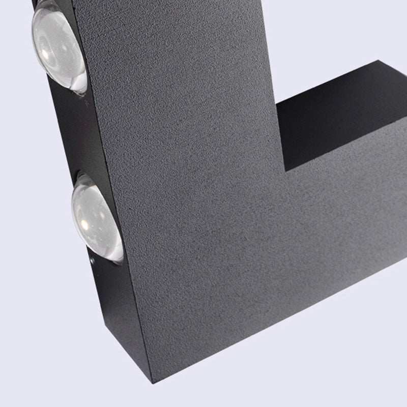 V-Shaped Aluminum PC Garden Outdoor Light