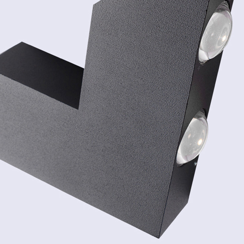 V-Shaped Aluminum PC Garden Outdoor Light