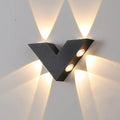 V-Shaped Aluminum PC Garden Outdoor Light