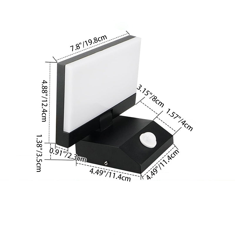 Motion Sensor Foldable Rotatable Outdoor Light