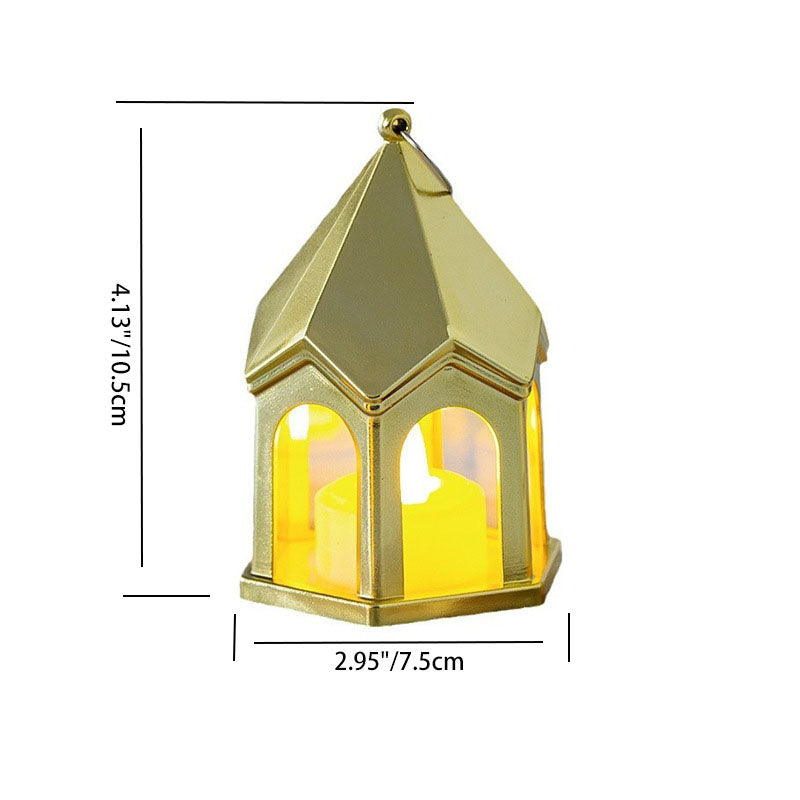 Battery House-Shaped HIPS PC Table Lamp