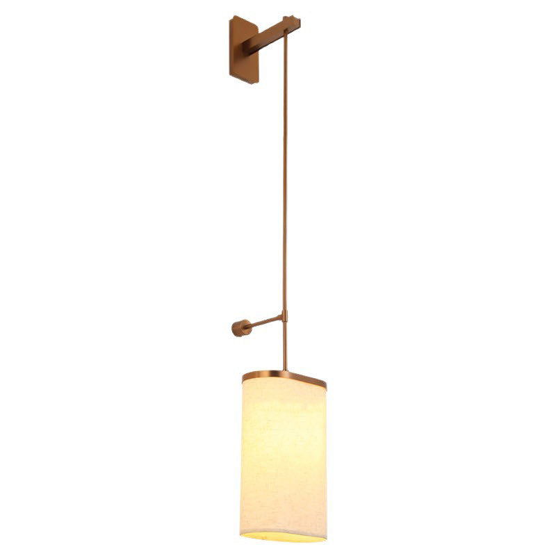Long Pole Cylindrical Stainless Wall Lamp