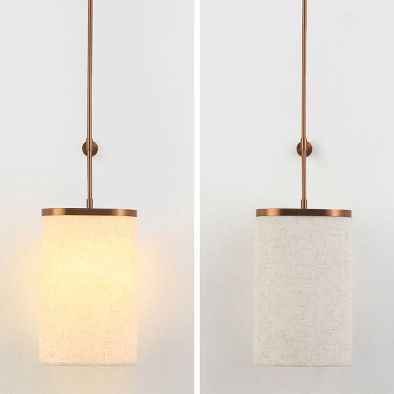 Long Pole Cylindrical Stainless Wall Lamp