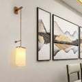 Long Pole Cylindrical Stainless Wall Lamp