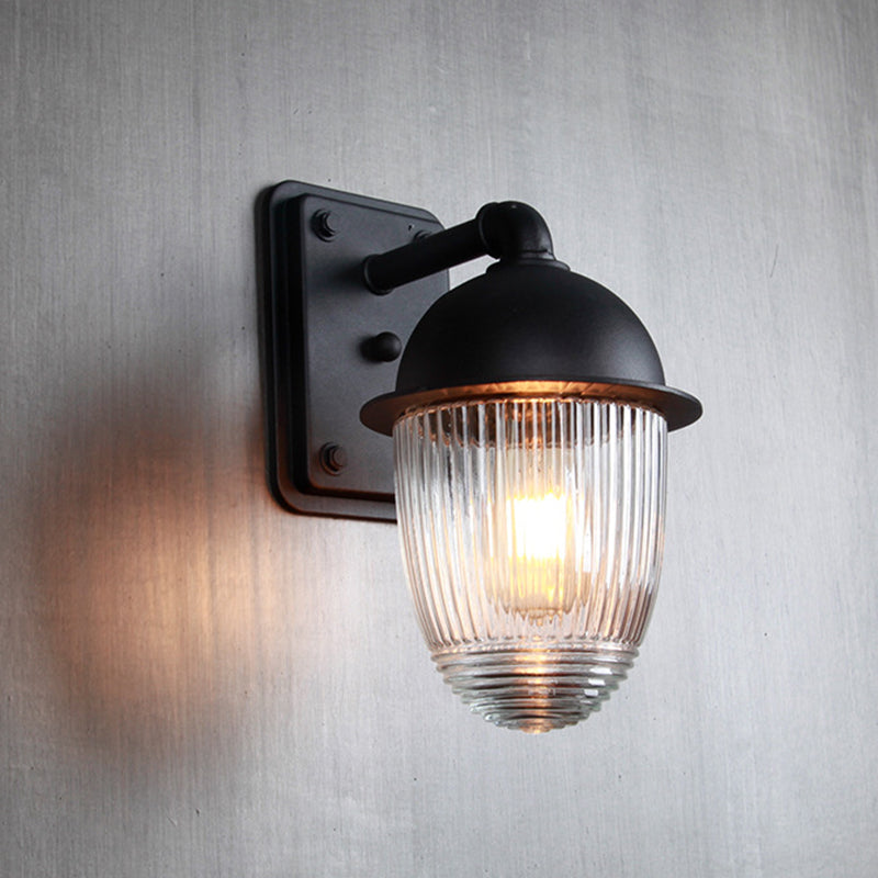 Nut-Shaped Aluminum Glass Gardens Outdoor Light