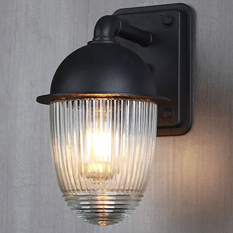 Nut-Shaped Aluminum Glass Gardens Outdoor Light