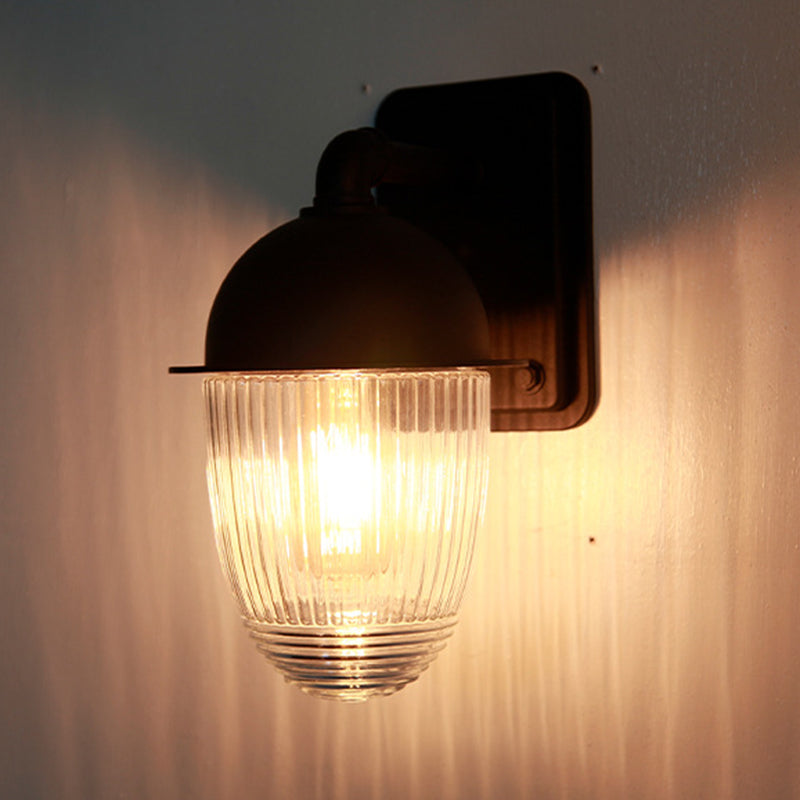 Nut-Shaped Aluminum Glass Gardens Outdoor Light