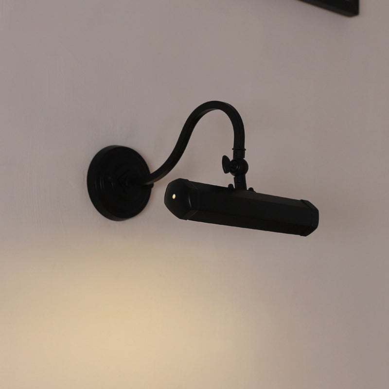 Rotatable Long Iron Bedroom 2-Light Wall Lamp
